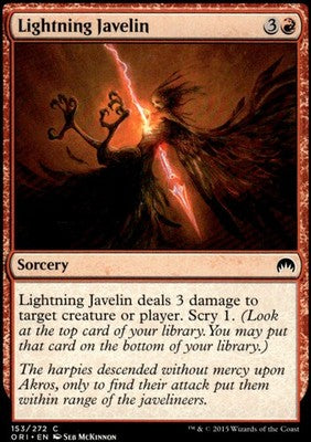 Lightning Javelin Magic Origins 153 C Magic: The Gathering Near Mint