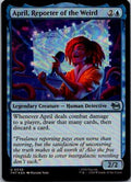 April, Reporter of the Weird 0030 Teenage Mutant Ninja Turtles Magic Foil NM
