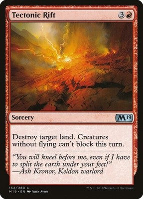 Tectonic Rift M19 162 NM Magic: The Gathering