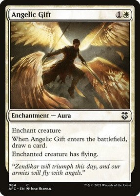 Angelic Gift AFC 64 NM Magic: The Gathering