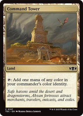 Command Tower TDC 107 NM Magic: The Gathering