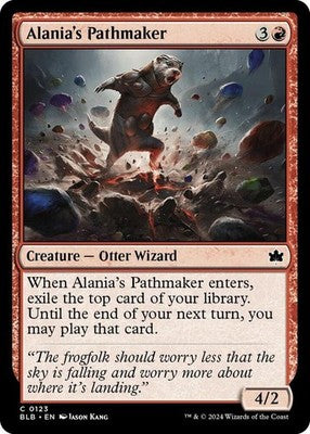 Alania's Pathmaker BLB 123 Foil NM Magic: The Gathering