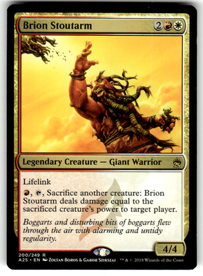 Brion Stoutarm Masters 25 200 R Magic: The Gathering Near Mint