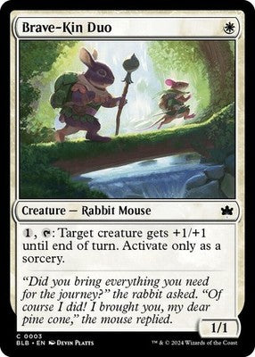 Brave-Kin Duo BLB 3 Foil NM Magic: The Gathering