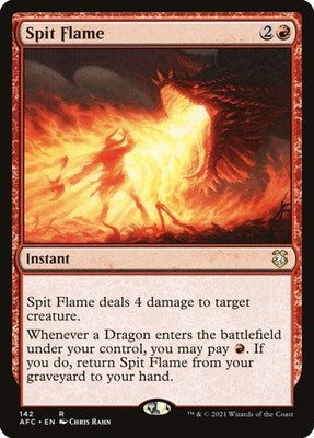 Spit Flame AFC 142 NM Magic: The Gathering