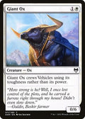 Giant Ox KHM 11 Foil NM Magic: The Gathering
