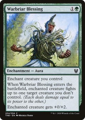 Warbriar Blessing THB 204 NM Magic: The Gathering