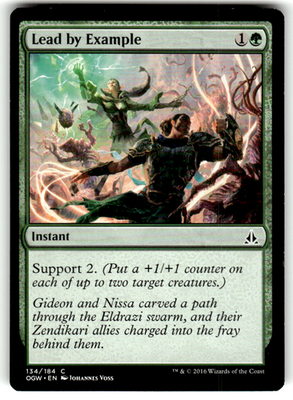 Lead by Example Oath of the Gatewatch 134 C Magic: The Gathering Near Mint