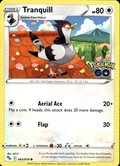Tranquill Pokemon GO 062/078 Common Pokémon — English Lightly Played