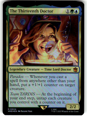 The Thirteenth Doctor Universes Beyond: Doctor Who 4 M Foil Magic: The Gathering