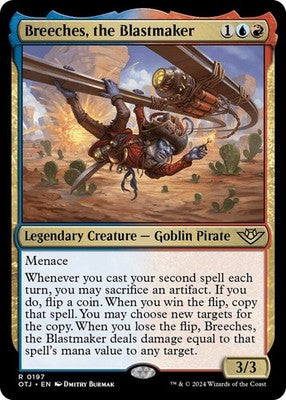 Breeches, the Blastmaker OTJ 197 NM Magic: The Gathering