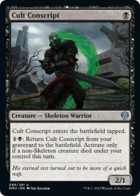 Cult Conscript DMU 88 NM Magic: The Gathering