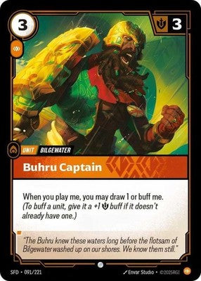 Buhru Captain 091/221 Spiritforged Riftbound: League of Legends