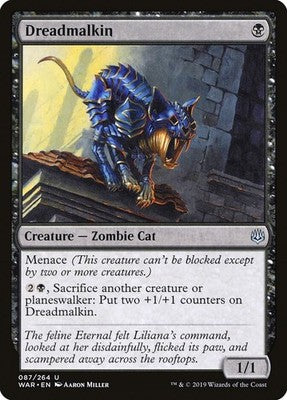 Dreadmalkin WAR 87 NM Magic: The Gathering