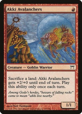 Akki Avalanchers CHK 151 LP Magic: The Gathering