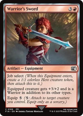 Warrior's Sword FIN 169 Foil NM Magic: The Gathering