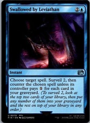 Swallowed by Leviathan 79 Uncommon FINAL FANTASY Magic: The Gathering Near Mint