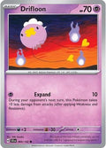 Drifloon 060/142 SV07: Stellar Crown Reverse Holofoil Pokémon TCG