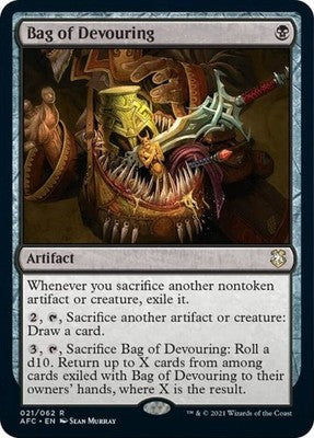 Bag of Devouring AFC 21 NM Magic: The Gathering