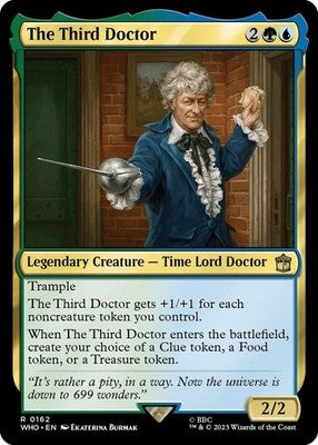 The Third Doctor WHO 162 NM Magic: The Gathering