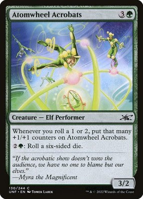 Atomwheel Acrobats UNF 130 NM Magic: The Gathering
