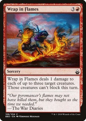 Wrap in Flames BBD 188 NM Magic: The Gathering
