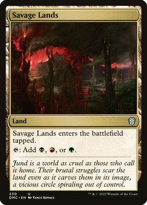 Savage Lands DMC 230 NM Magic: The Gathering