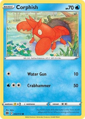 Corphish 032/172 SWSH09: Brilliant Stars Pokémon TCG