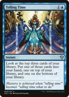 Telling Time GK1 4 NM Magic: The Gathering