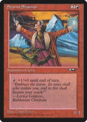 Storm Shaman ALL 81b LP Magic: The Gathering