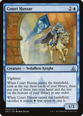Court Hussar GK2 5 NM Magic: The Gathering