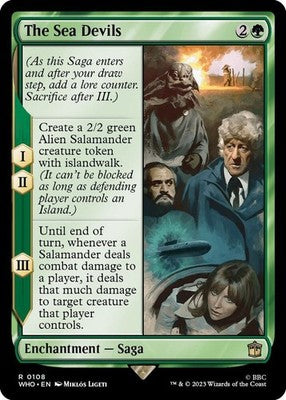 The Sea Devils WHO 108 NM Magic: The Gathering
