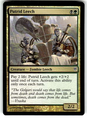 Putrid Leech Duel Decks: Jace vs. Vraska 51 C Magic: The Gathering
