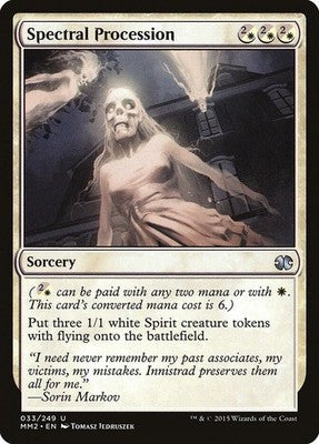 Spectral Procession MM2 33 NM Magic: The Gathering