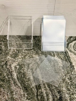 Deck Box with 100 Clear Back Card Sleeves