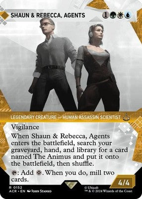 Shaun & Rebecca, Agents ACR 152 Foil NM Magic: The Gathering
