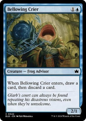 Bellowing Crier BLB 42 Foil NM Magic: The Gathering