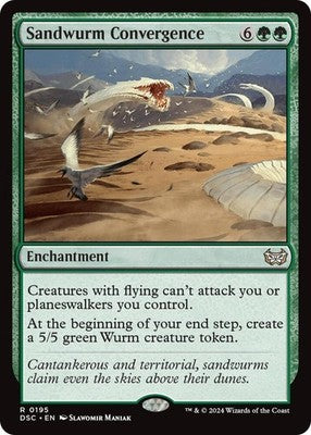 Sandwurm Convergence DSC 195 NM Magic: The Gathering