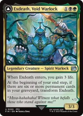 Exdeath, Void Warlock FIN 220 NM Magic: The Gathering