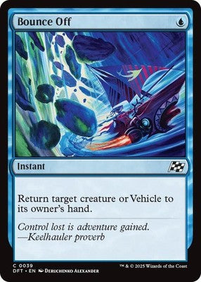 Bounce Off DFT 39 Foil NM Magic: The Gathering