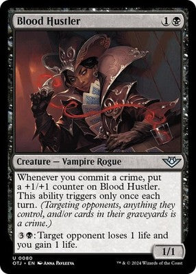 Blood Hustler OTJ 80 Foil NM Magic: The Gathering