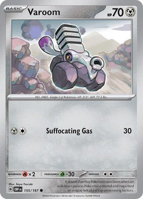 Varoom 155/197 SV03: Obsidian Flames Pokémon TCG