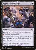 Aggressive Sabotage DMU 78 NM Magic: The Gathering