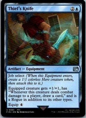 Thief's Knife 81 Uncommon FINAL FANTASY Magic: The Gathering Near Mint