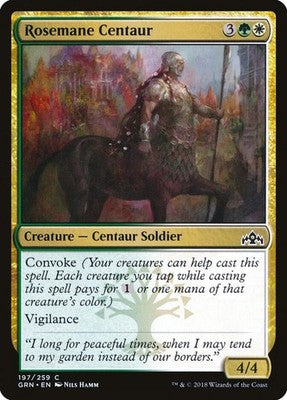 Rosemane Centaur GRN 197 NM Magic: The Gathering
