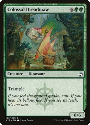 Colossal Dreadmaw A25 163 NM Magic: The Gathering