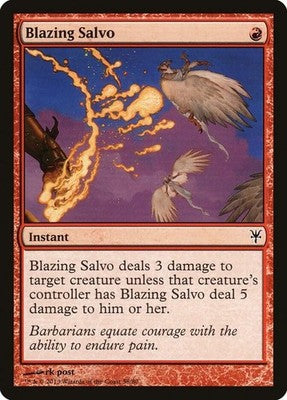Blazing Salvo DDK 58 NM Magic: The Gathering