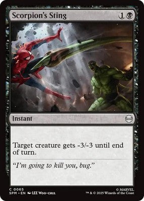Scorpion's Sting SPM 65 NM Magic: The Gathering