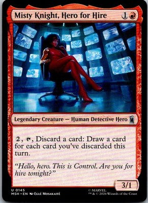 Misty Knight, Hero for Hire 145 Marvel Super Heroes Magic: The Gathering NM