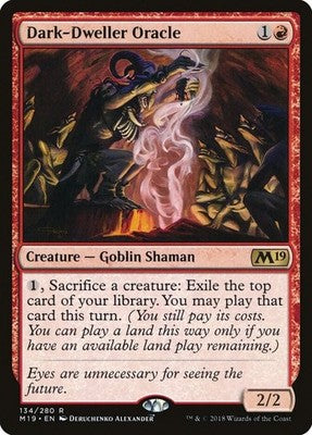 Dark-Dweller Oracle M19 134 NM Magic: The Gathering